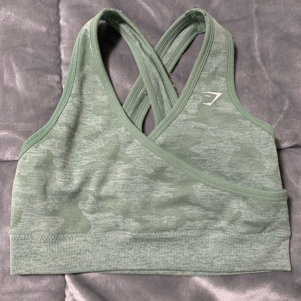 Gymshark Camo seamless bra S